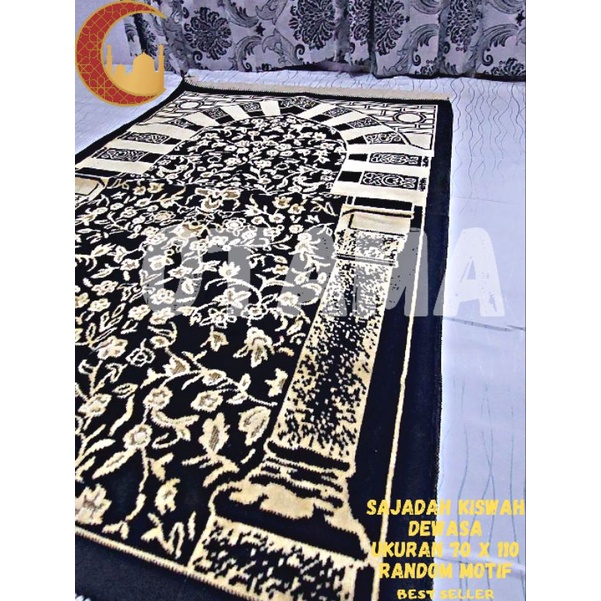 Sajadah Kiswah Premium Tebal Sajadah Dewasa Halus Lembut