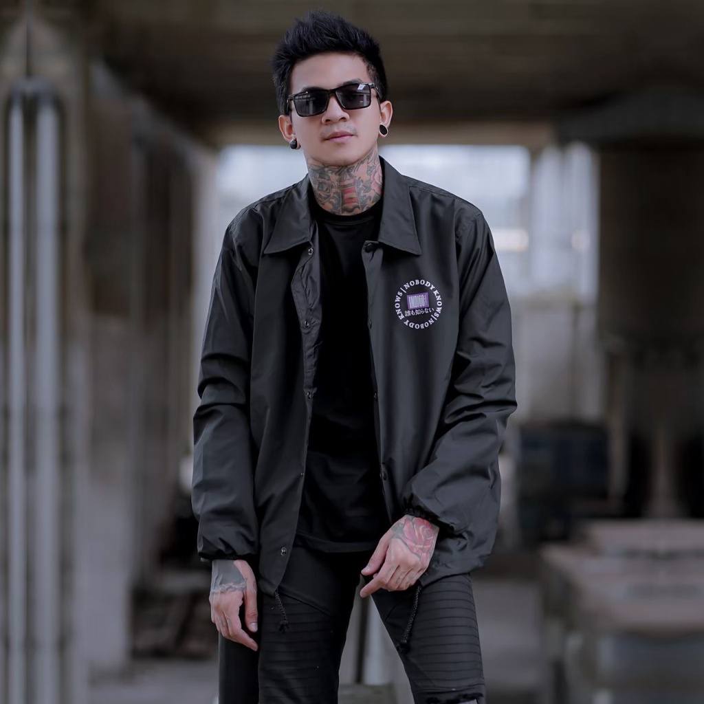 JAKET ORIGINAL/JAKET PARASUT ORIGINAL/JAKET TRIPE INDIGO