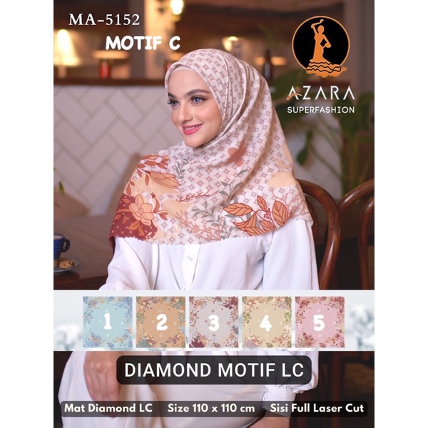 (PART 1) SEGIEMPAT MOTIF DIAMOND LC