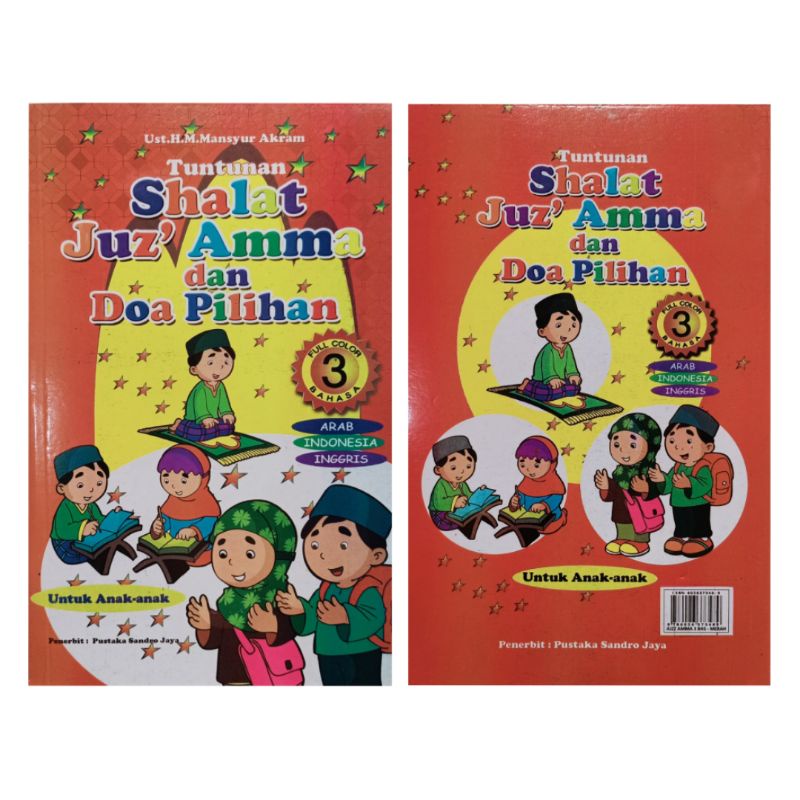 Buku Tuntunan Shalat Juz Amma Dan Doa Pilihan 3 Bahasa Full Color