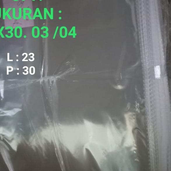 

PLASTIK OPP 23X30. 03 & 04 ( PER 500 LEMBAR ) - 23x30.03