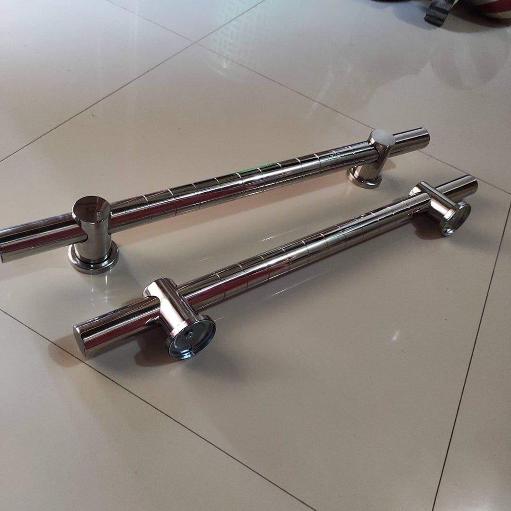 handle pintu panjang 45cm / 60cm suling jumbo gagang tarikan pintu pegangan pintu stainless mewah murah