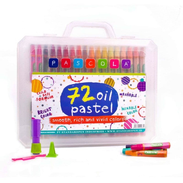 

Oil pastel pascola Isi 72 warna - Crayon pascola 72 warna