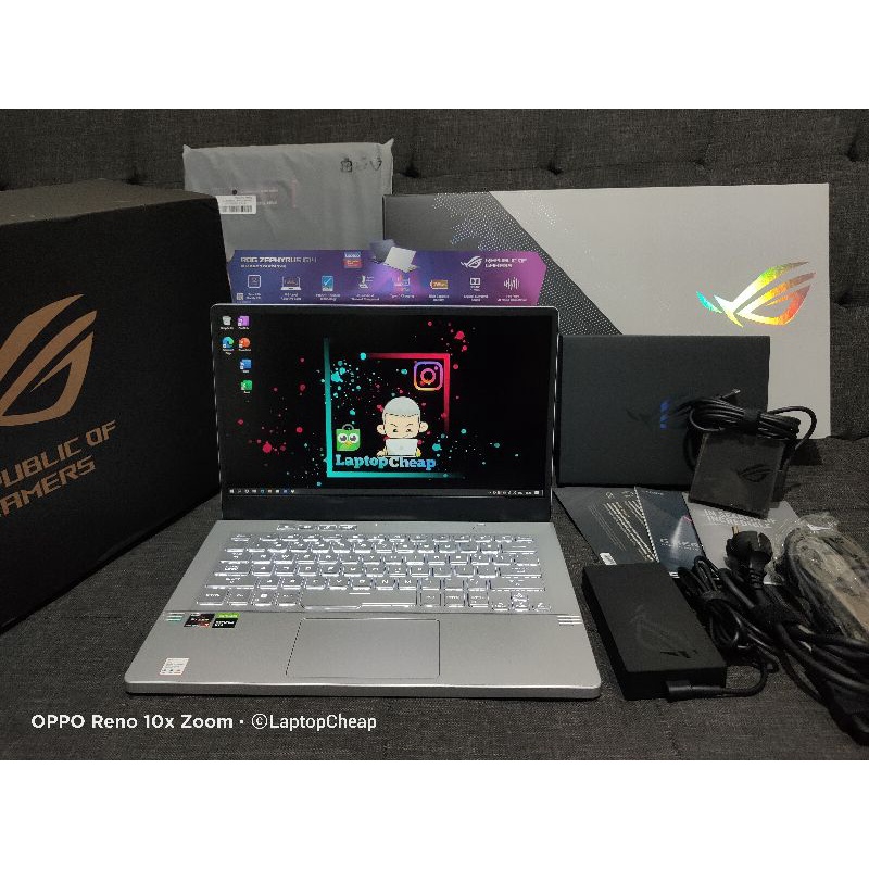 Asus ROG Zephyrus G14 GA401QH Ryzen 7 5800HS GTX 1650 Istimewa x M16 G15 Strix Legion 5