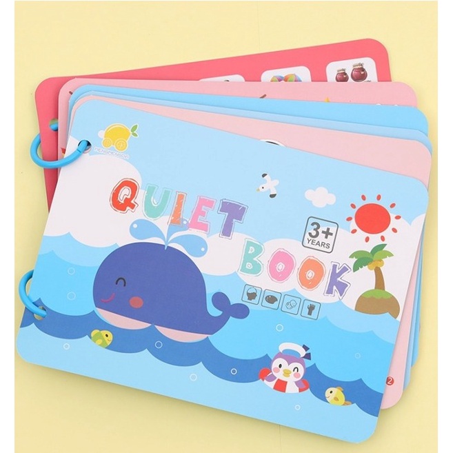 Quiet Book Reused Buku Edukasi Anak Busy Book Pengetahuan Anak