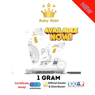 BABY GOLD 1 GRAM EMAS MINI LOGAM MULIA