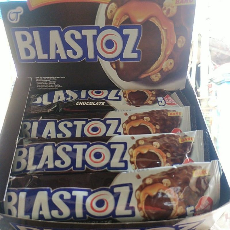 

blastoz chocolate 1pak isi 12pcs