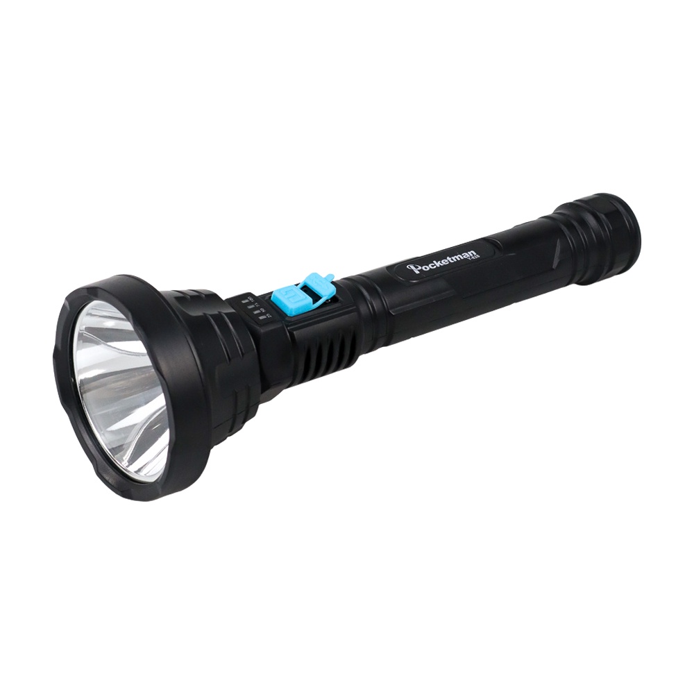 Pocketman Senter LED Flashlight Waterproof USB Rechargeable Cree XPE 500 Lumens - Y-826