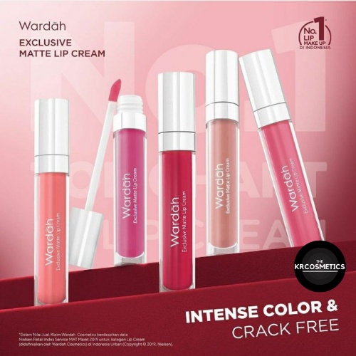 Wardah Exclusive Matte Lip Cream Original 4gr