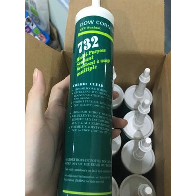 

Dow Corning RTV 732 Multi Purpose Silicone Sealant Clear / Silikon