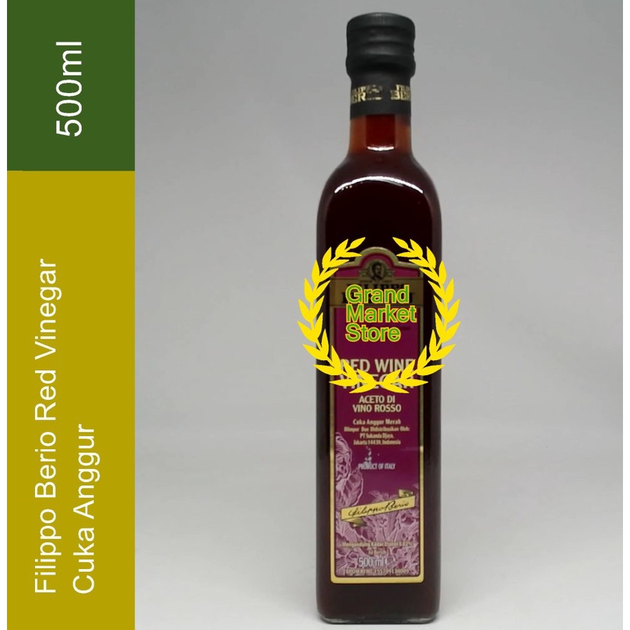 

Filippo Berio Red Vinegar Cuka Anggur 500ml