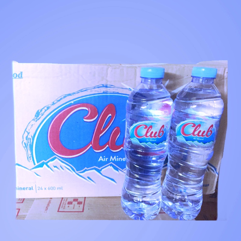 

[KARTON] Air Mineral Club 600 ml 1 Dus isi 24 pcs