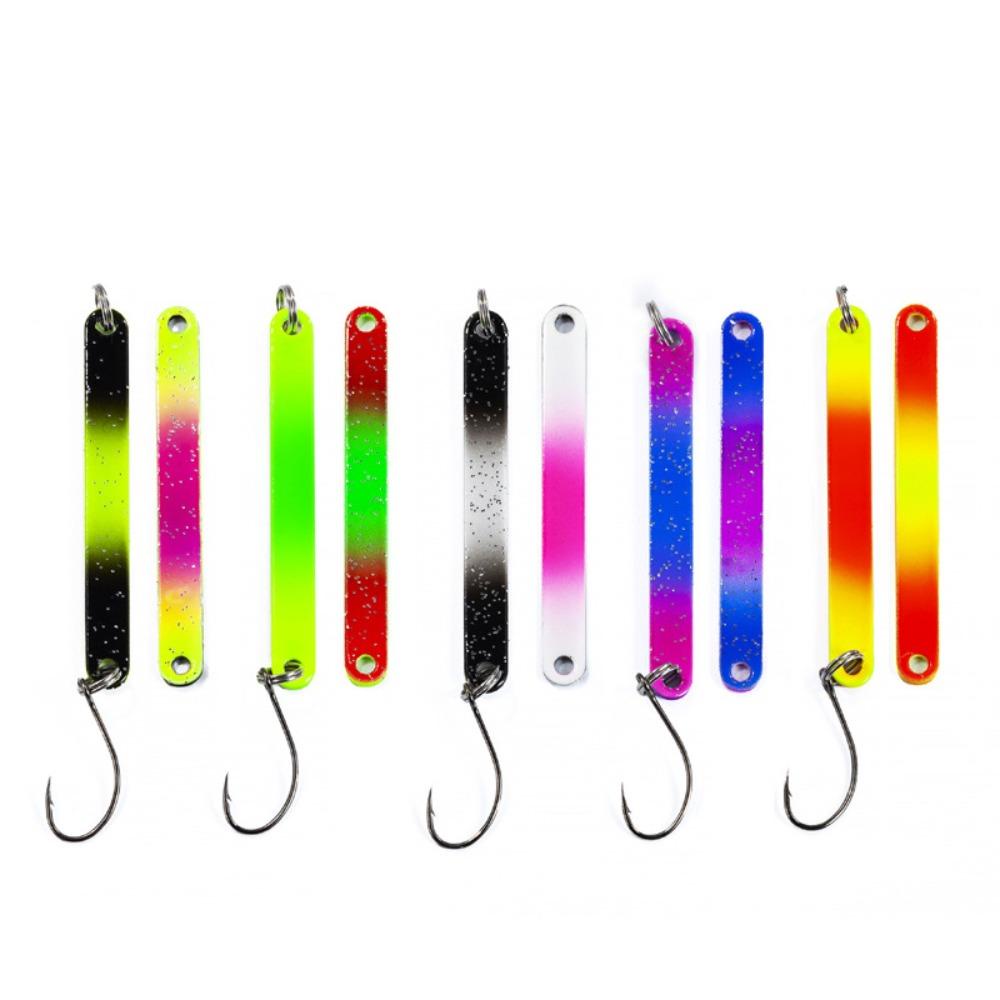 Preva 5Pcs/Pack Pemikat Pancing Es Buatan Aksesoris Memancing Untuk Trout Pike Bertengger Sequin Keras