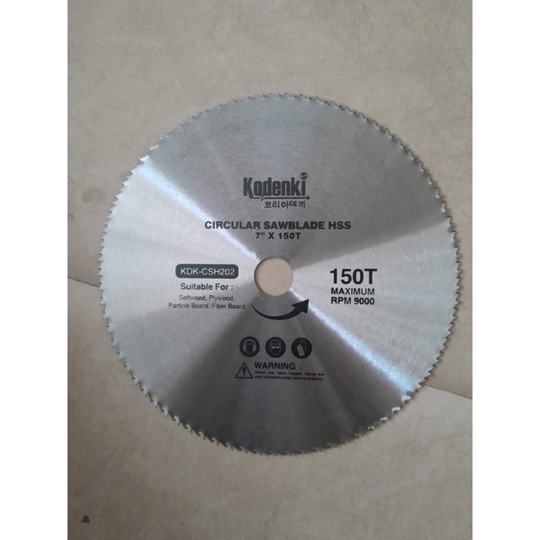 Mata Potong Spesialis Kayu 7 inch 150T Circulaw saw blade 7”x150T Mata gergaji kayu