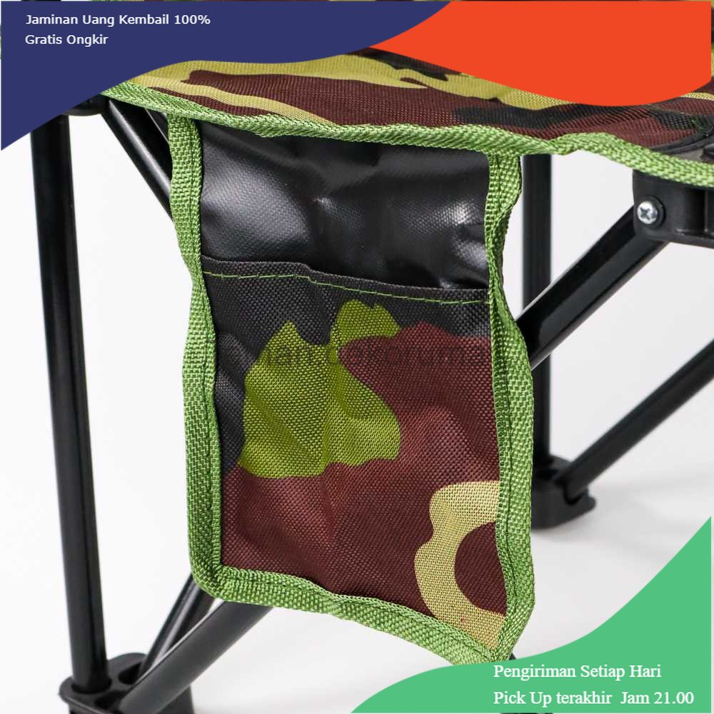 TD - PR TaffSPORT Kursi Lipat Portable Memancing Outdoor Fishing Chair - AAN147