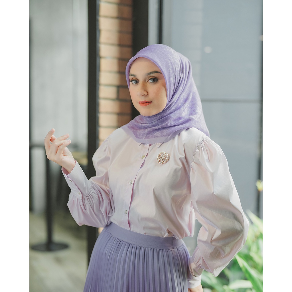ARSSCARF Amelia - Lavender (Voal Square)