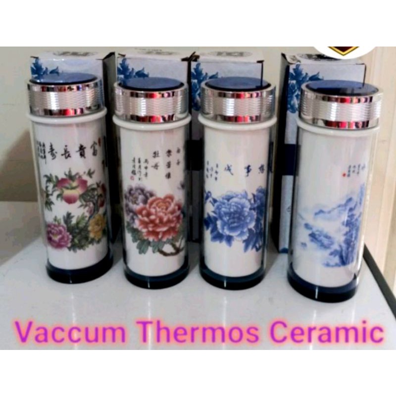 Thermos Keramik Besar / Gelas Keramik China / Termos Keramik China / Thermos Klasik China