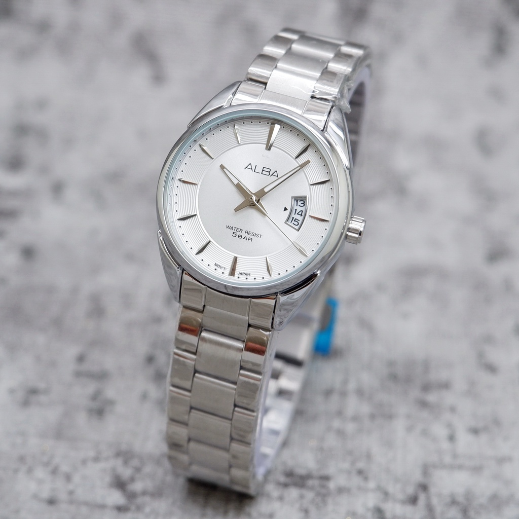 Original Jam Tangan Alba 4149 Wanita Rantai Date Aktif Premium Kekinian