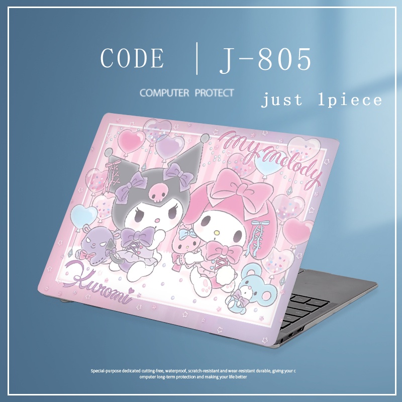 1pc Universal Menyesuaikan Stiker Laptop Universal Penutup Kulit Transparan Untuk Ukuran Apapun ASUS VIVOBOOK OLED M3401Q Cinnamoroll Laptop Case Film Universal Pelindung Film Transparan