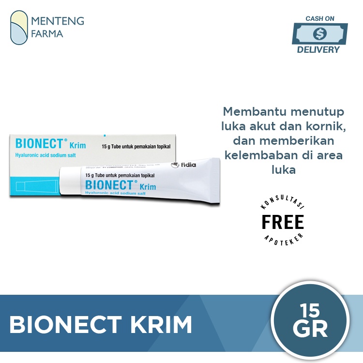 Bionect 0.2% Cream 15 g - Krim Penyembuhan Luka pada Kulit