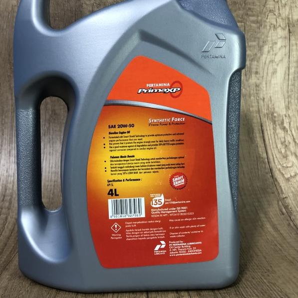 Oli Mesin Prima XP 20W-50 4 Liter / Oli Mobil Pertamina Original