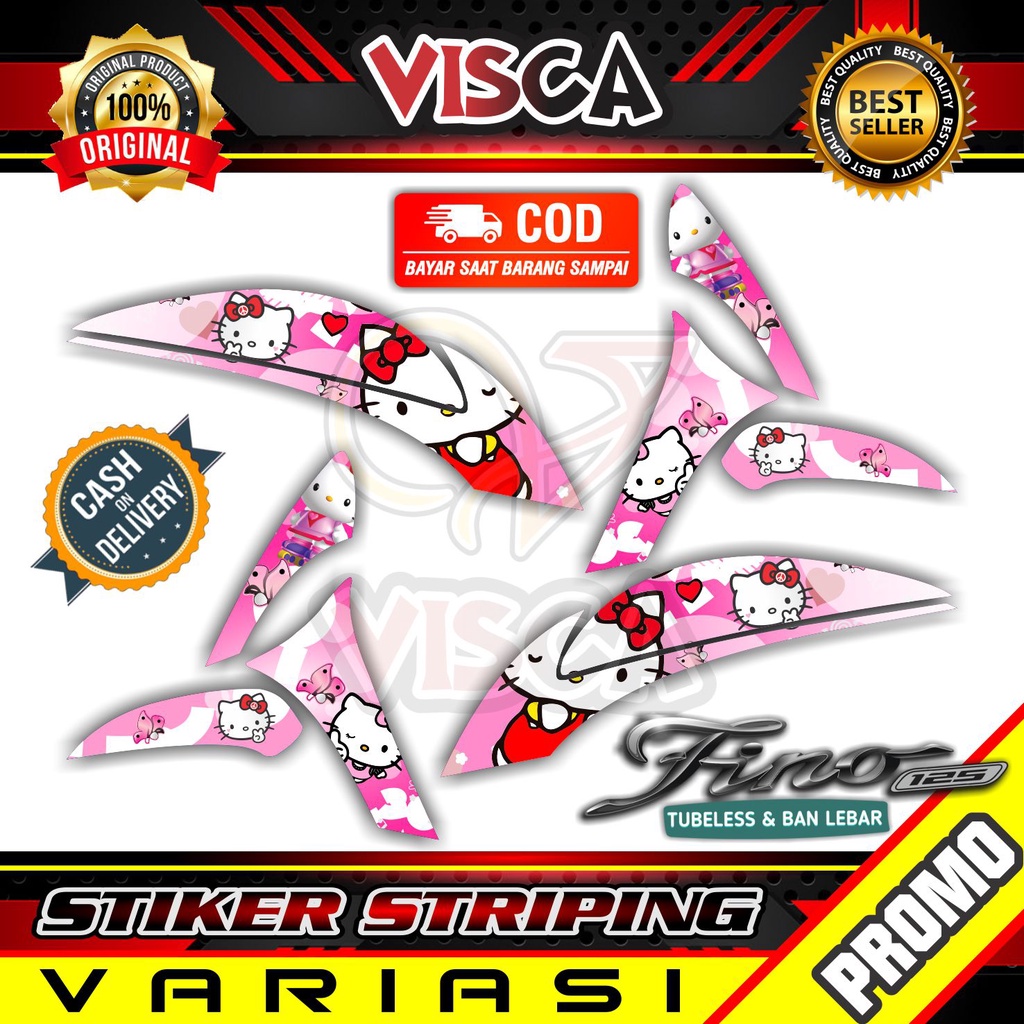 Sticker Fino New 125 gk full Stiker Fino New 125 Striping Fino New 125 Decal Emblem Fino New 125 mot