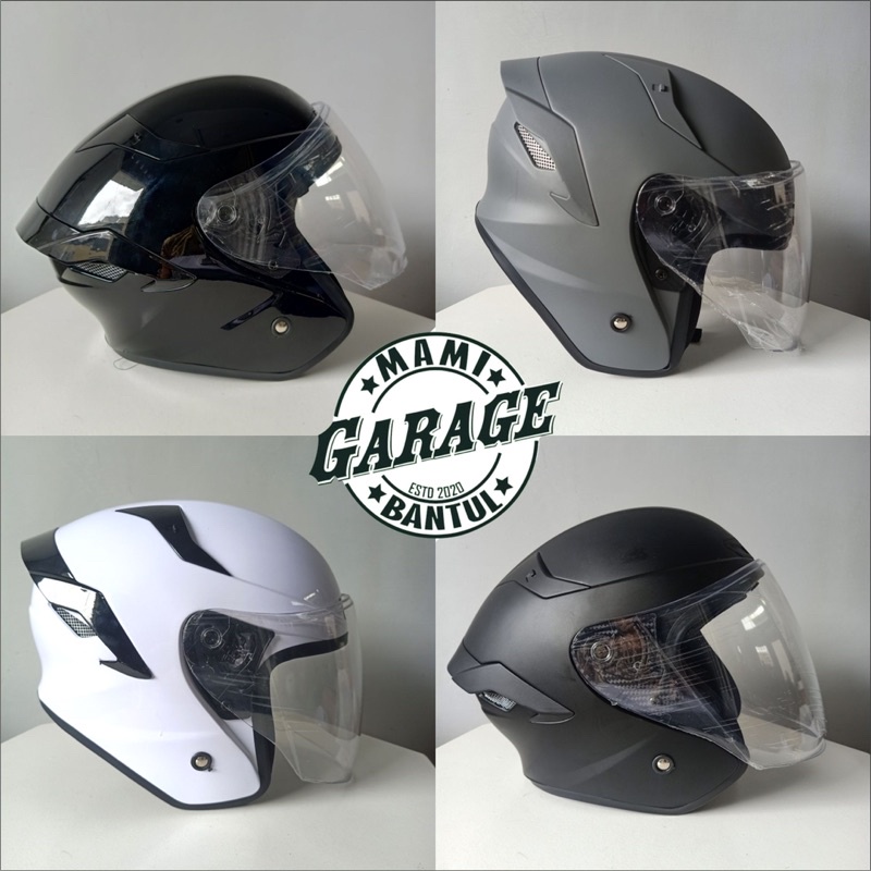 Jual HELM TTC ARL 279 REPLIKA KYT SPOILER HALF FACE PANDORA Shopee