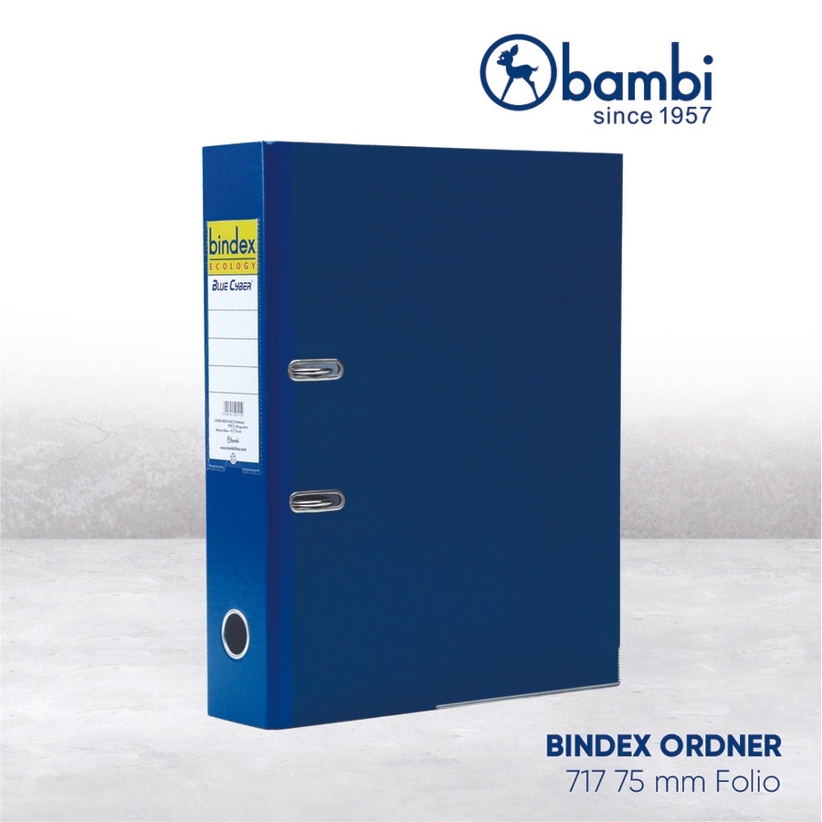 

Bindex 717 Paper Ordner F4 75mm Hitam / Biru