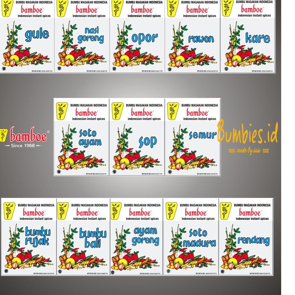 

ㄾ Bumbu Bamboe Original 42gram 13 Varian Rasa | Bumbu Dapur | Bumbu Instan | Bumbu Masak ャ