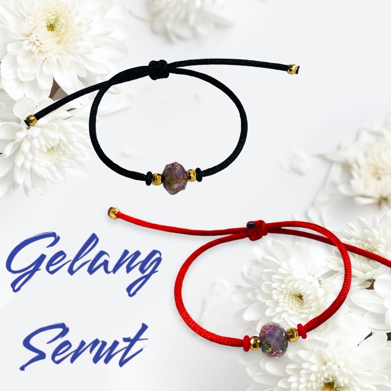 gelang serut murano gelang penggati emas