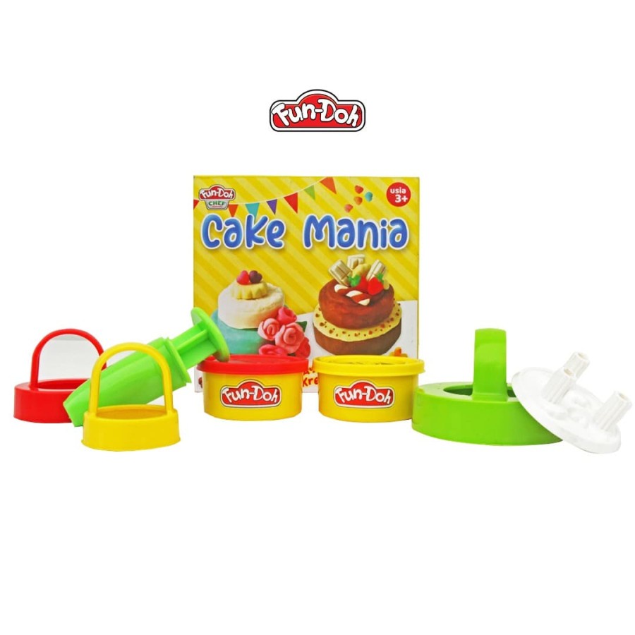 Fun Doh Cake Mania - Lilin Mainan Anak FunDoh