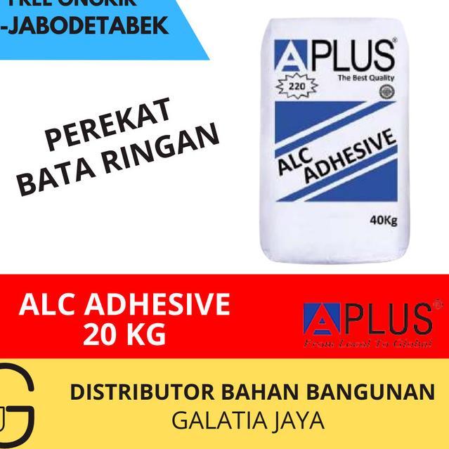 Mortar Perekat Bata Ringan - APLUS 220 ALC ADHESIVE 40 KG