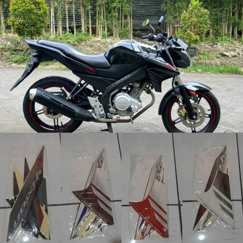 (Bisa COD) Striping standar ori Yamaha Vixion new 2015 sticker vixion new/ stiker lis vixion 2014