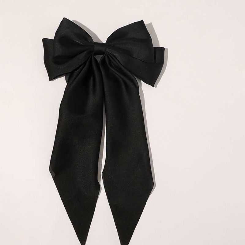 COD Jepit Rambut Pita Besar Korea Elegan Panjang Pita Rambut- cl