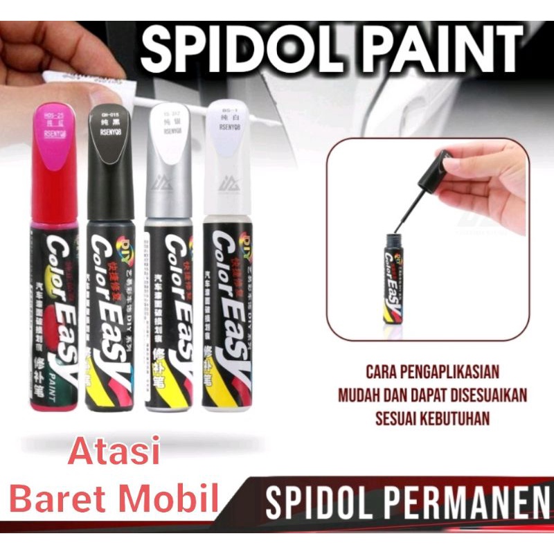 Cat Spidol Mobil Motor Penghilang Lecet Goresan Body Kendaraan - Color Easy