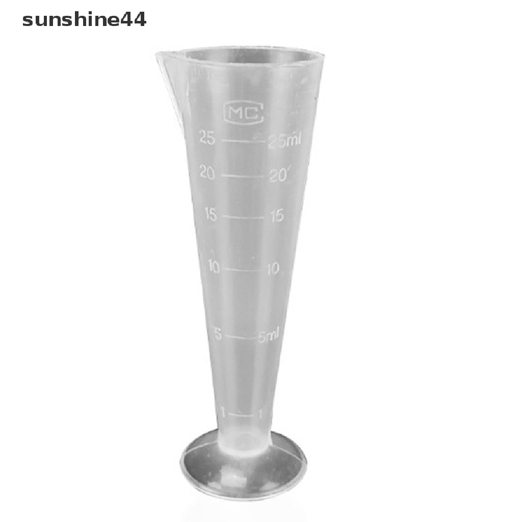 Sunshine Gelas Ukur 25ml Bahan Plastik Untuk Peralatan Dapur / Laboratorium