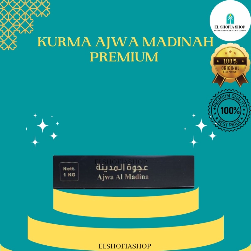 Kurma Ajwa Madinah Premium | Kurma Ajwa Madinah | Kurma Ajwa | Ajwa