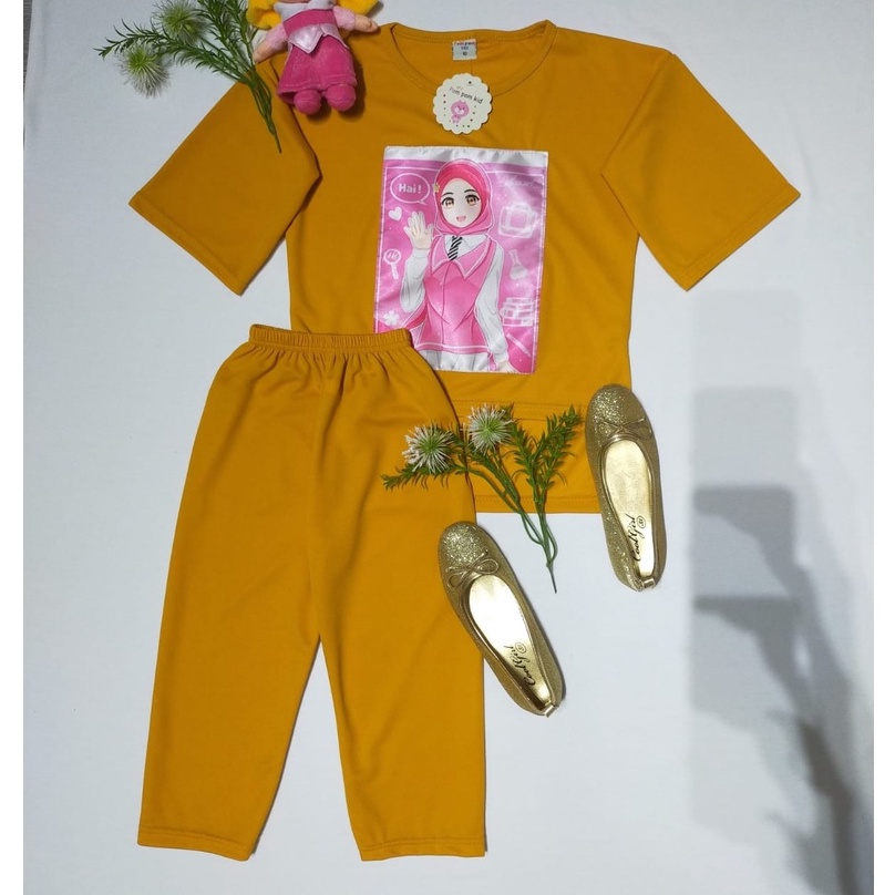 SETELAN SLEBEW TROMPET VOXY ANAK PEREMPUAN TERBARU/MURCEEE