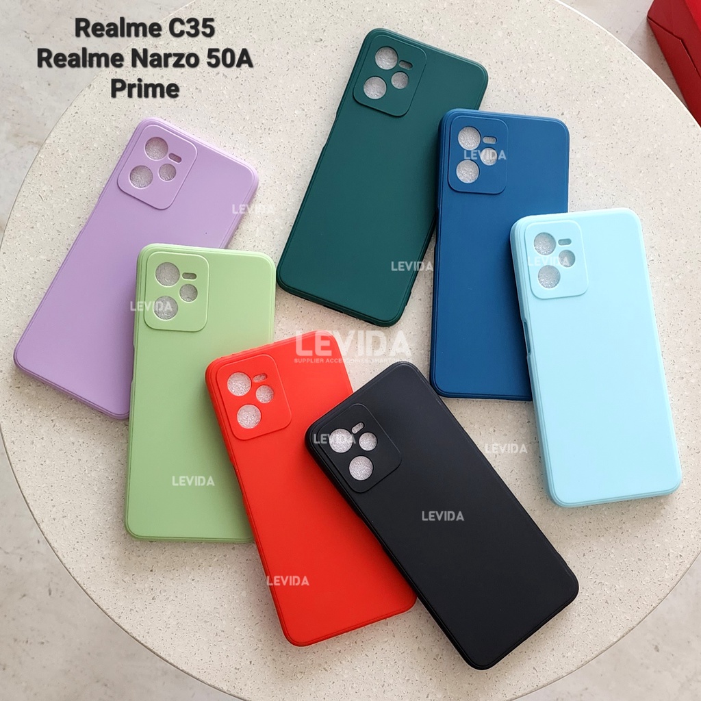 Square Edge soft Case / Macaron Square Edge Realme C35 Realme GT 2 Pro Realme GT Neo 2 Realme GT Neo