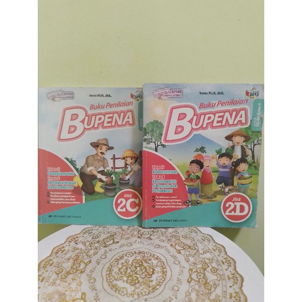 Buku Paket Bupena Untuk SD Kelas 2C dan 2D.Edisi Revisi.Buku Dijamin Original