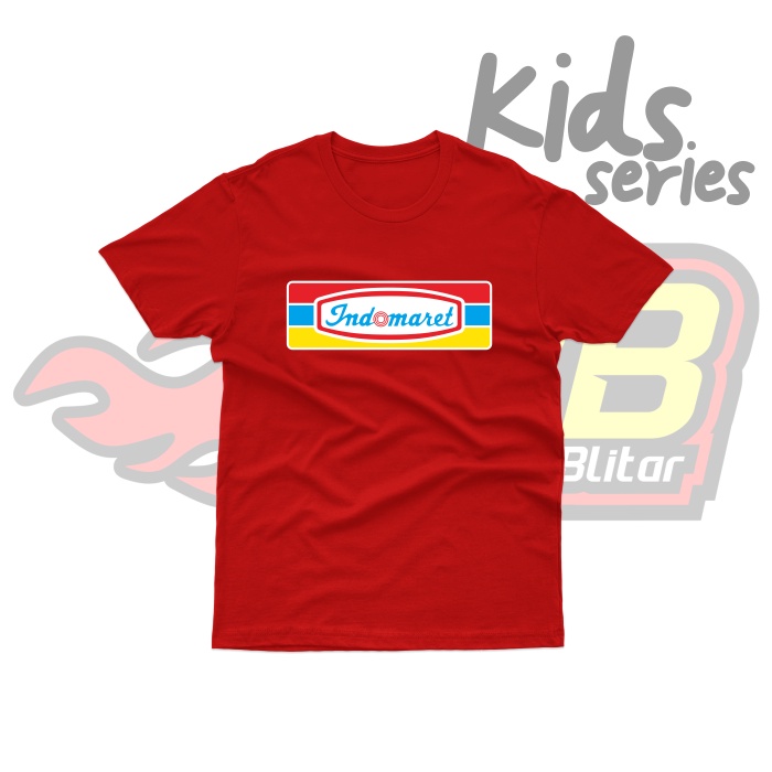 Baju Kaos Distro Anak Indomaret Katun Combed