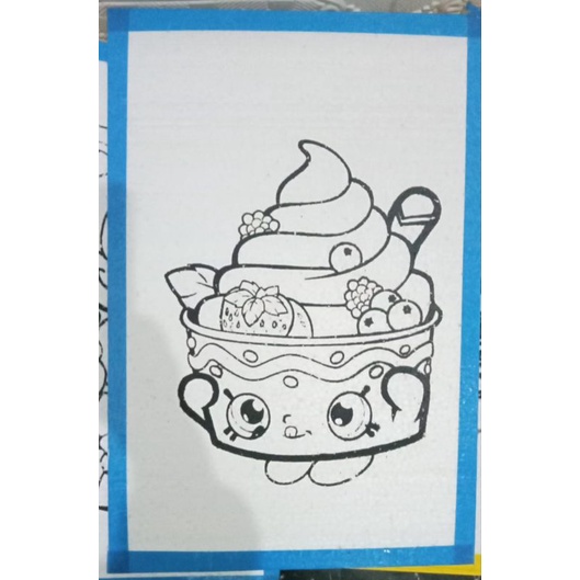 

sterafom lukis anak motif ice cream cup