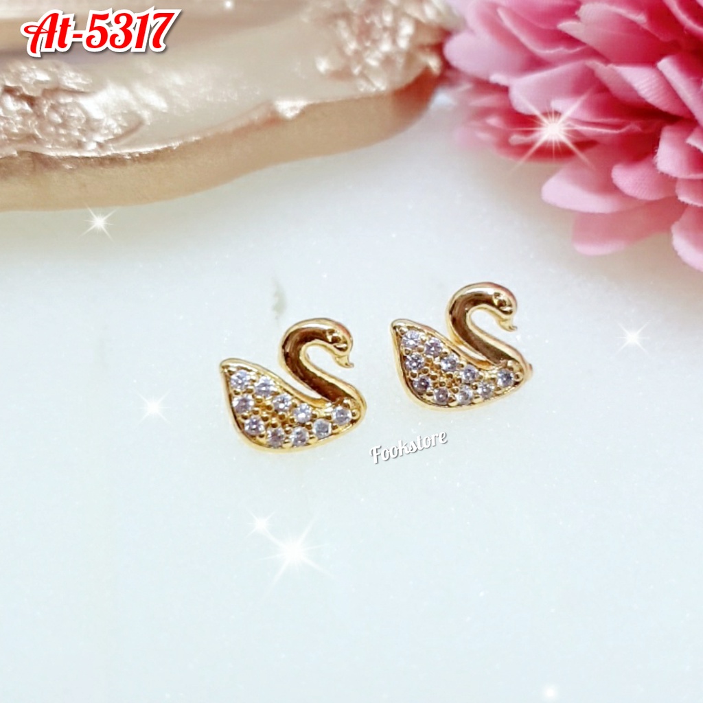 Anting Tusuk Stud Wanita Perhiasan fashion Korea Anti Alergi/COD