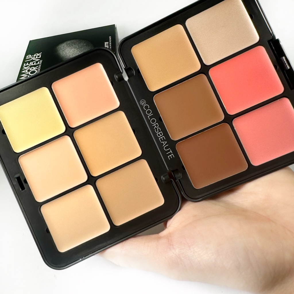 MUFE face Palette foundation blush contour cream