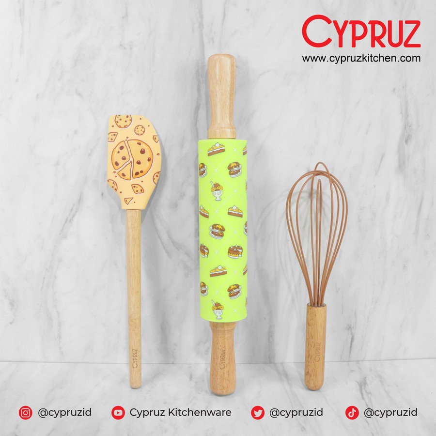 Cypruz AK-1111 Utensil Cookies Silicone Set 3 PCS