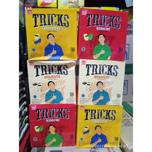 

TRICKS keripik kentang ( 10x15gr )