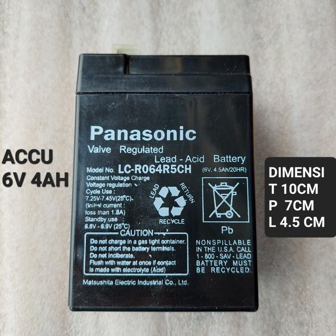 6v4.5ah aki accu kering 6v 4.5ah 6 v volt 4.5ah emergensi batu baterai