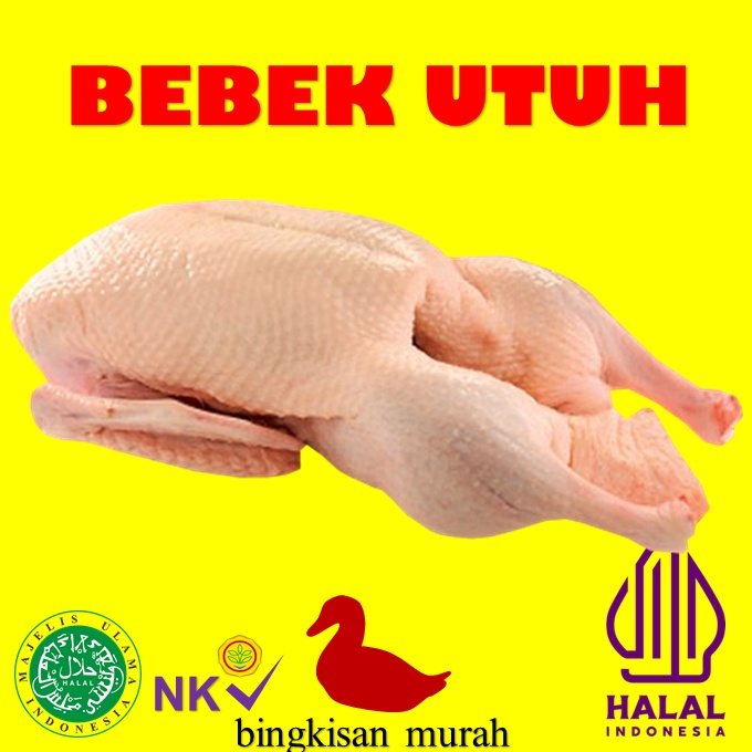 

bebek potong utuh uk.09-1 kg