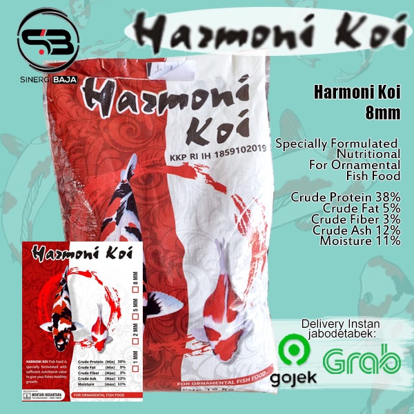 Pakan Ikan Koi / Pelet HIROYUKI HARMONI KOI 10 Kg - Size 5mm