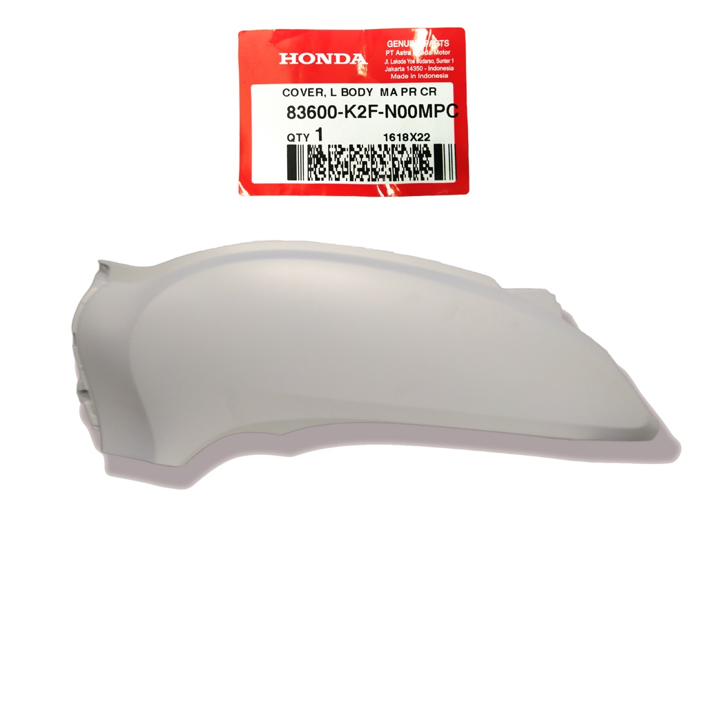 83600K2FN00MPC Cover Body Belakang Kiri Putih Doff Scoopy K2F
